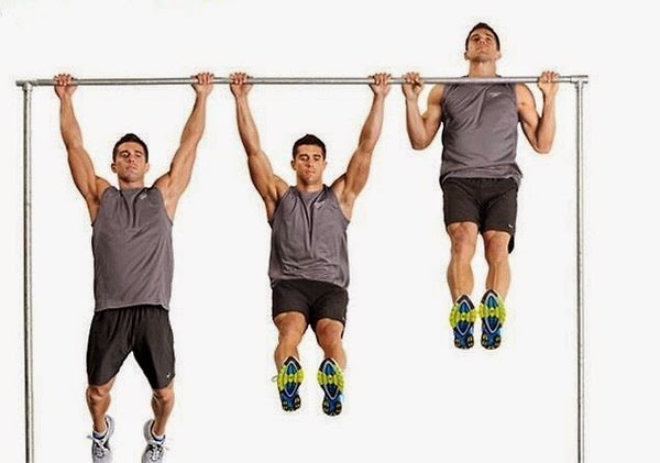 Co khuỷu tay và kéo người lên theo hướng kiểm soát