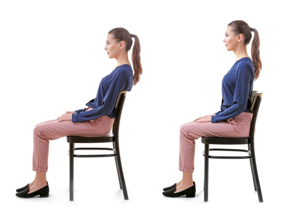 Tư thế ngồi đúng cách khiến chân ít được vận động và tạo cảm giác nặng, mỏi