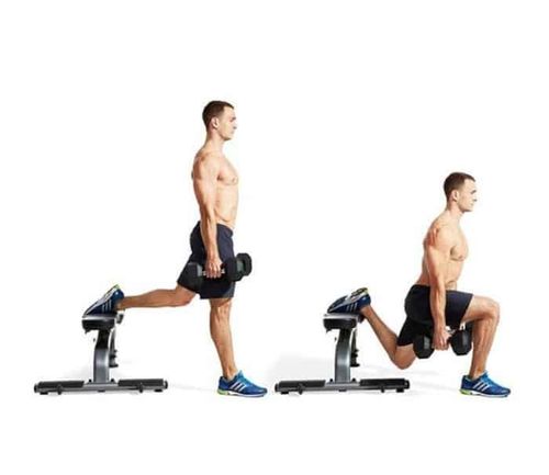 Squat 1 chân với tạ
