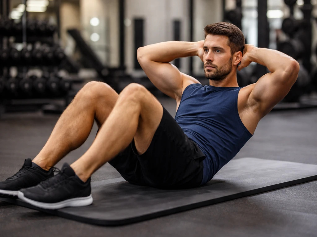 Tăng độ khó các bài tập sau những lần tập bụng