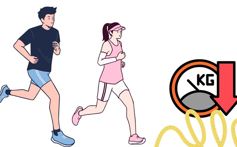 Chạy bộ giúp hỗ trợ kiểm soát cân nặng