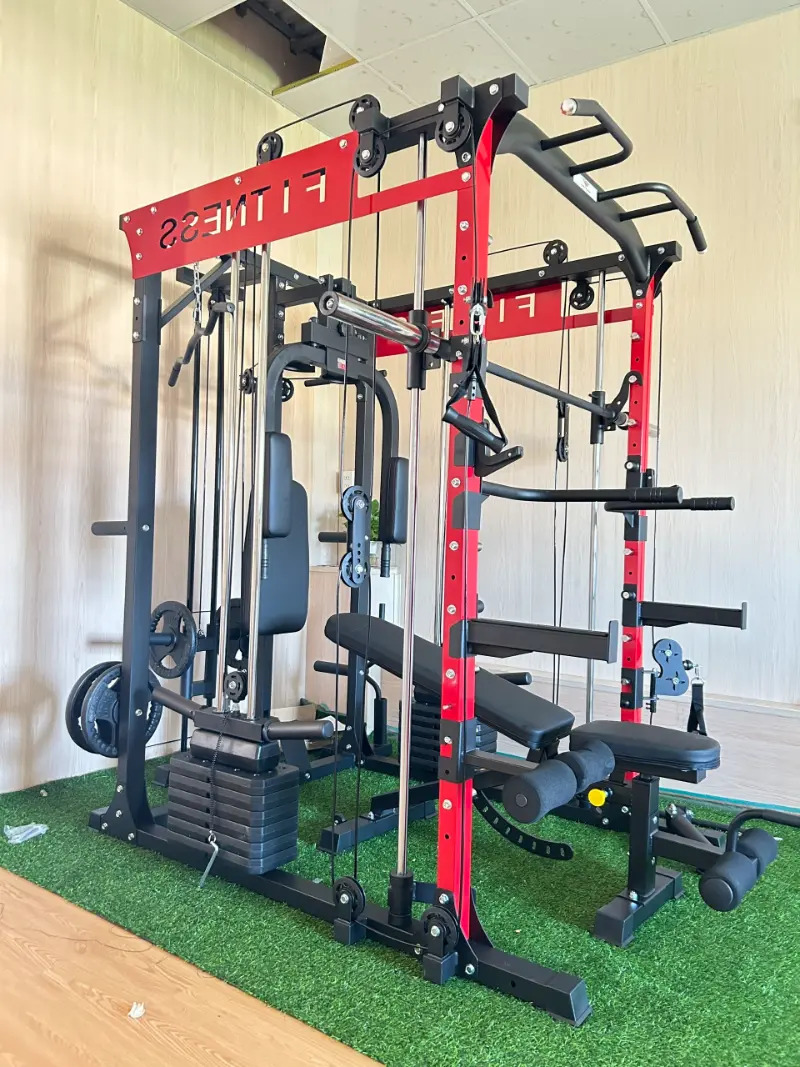 Giàn tạ đa năng HQ K12 kèm ghế tập gym 