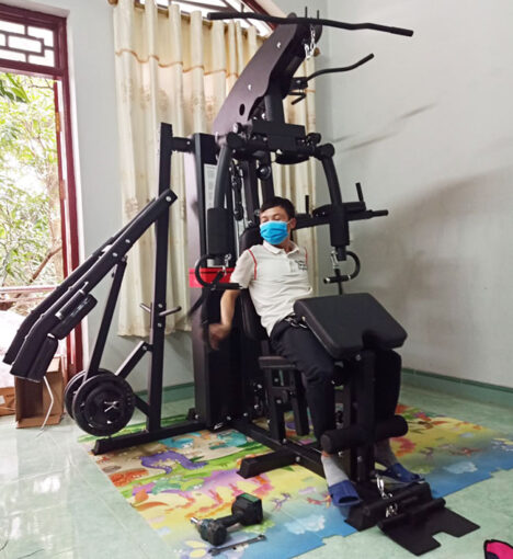Cần kiểm tra trực tiếp trước khi mua giàn tạ đa năng thanh lý