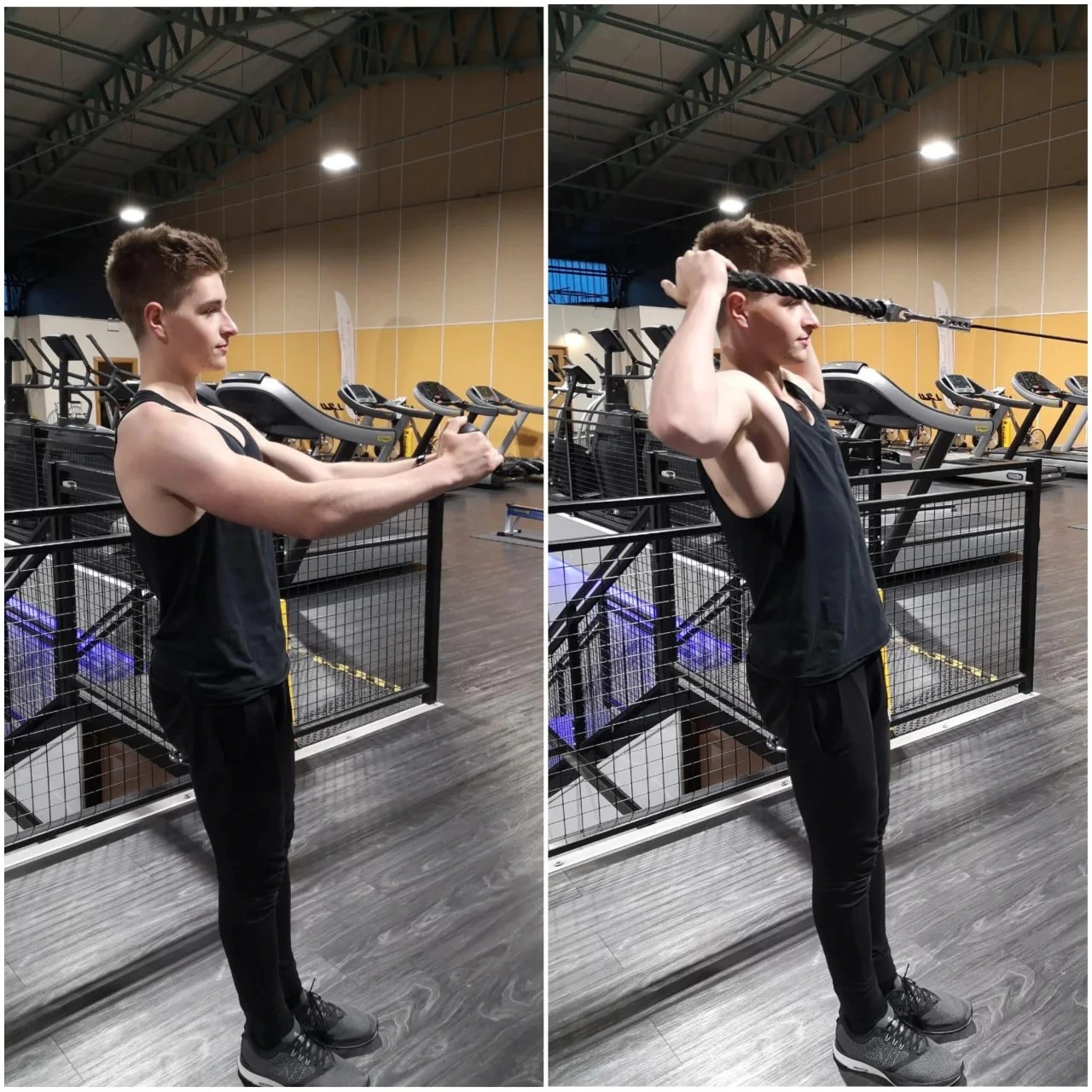 Bài tập Face Pull với tạ đơn