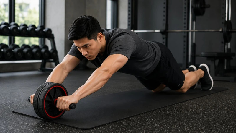 Trong quá trình tập hãy chủ động siết cơ bụng và cơ  mông 